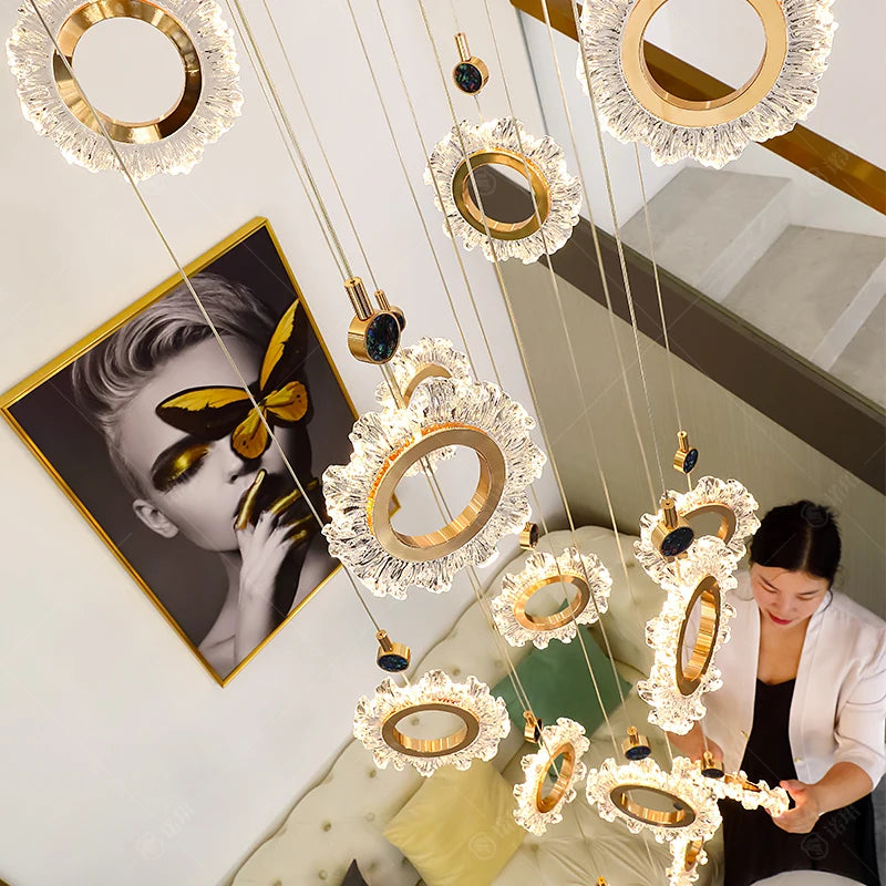 “Liglite statement chandelier for designer interiors”