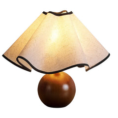 “Liglite solid wood LED table lamp for minimalist home lighting”