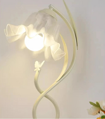 “Liglite cream style floral lamp for boutique, gift, and home lighting”