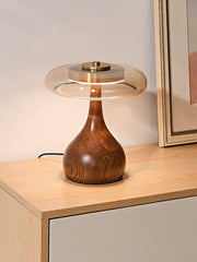 “Liglite designer table lamp with sculptural French shape”