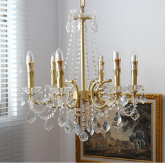 “Liglite ornate French crystal pendant light for modern spaces”