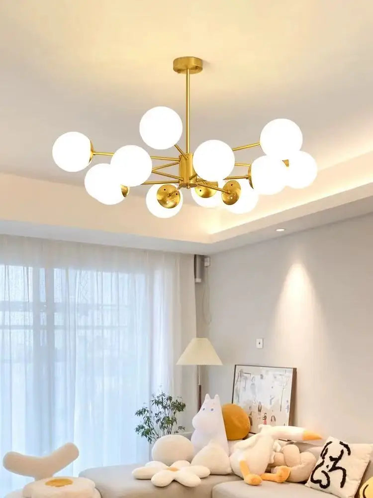 “Liglite glass ball chandelier for home lighting”