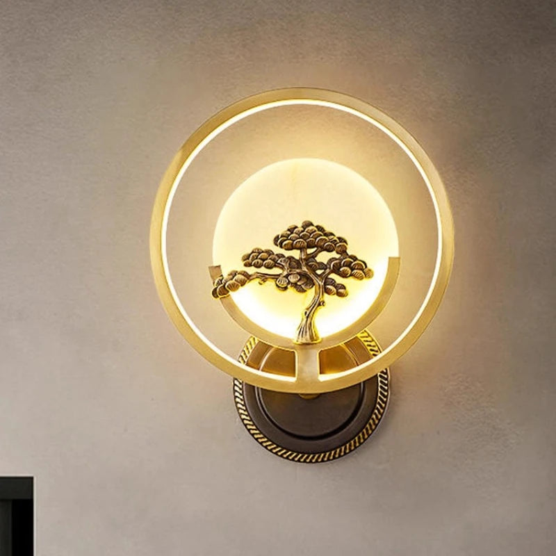 “Liglite luxury copper wall lamp, 15 zen art decor options”