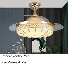 “Liglite luxury crystal fan chandelier for upscale homes”