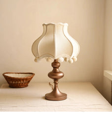 “Liglite designer cream style table lamp for cozy cozy interiors”