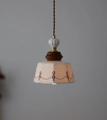 “Liglite artisan ceramic pendant light for kitchen or bedroom”
