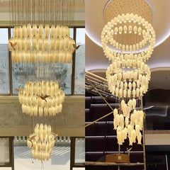 “Liglite Nordic wave chandelier statement lighting”
