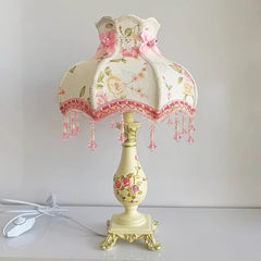 “Liglite vintage luxury resin lamp for warm reading and home ambiance”