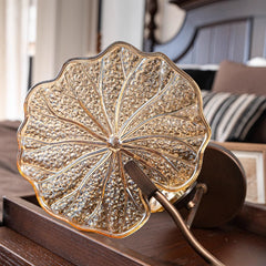“Liglite classic lotus-leaf wall light for entryways and studies”
