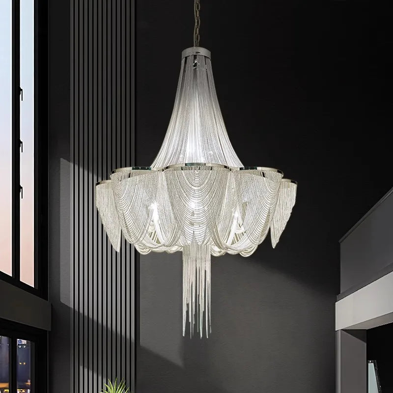 “Liglite classic pendant chandelier for high ceilings”