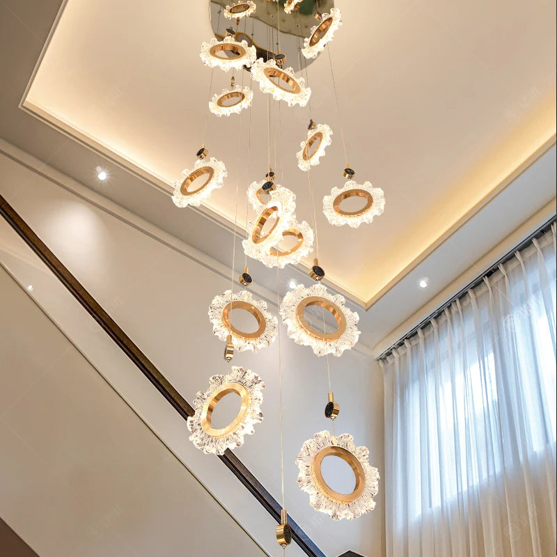 “Elegant alloy chandelier for luxury living rooms”