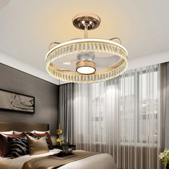 “LED fan lighting chandelier for contemporary interiors”