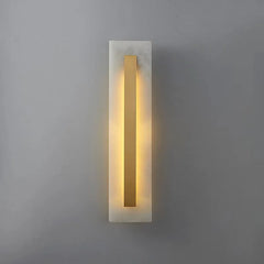 Marble LED wall sconce with up and down light for corridor and staircase walls