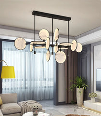 Hanging ceiling chandelier with G9 bulb base for living room ambience