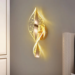 “Contemporary dimmable wall sconce with acrylic diffuser for home or hotel”