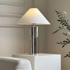 “Sleek chrome standing lamp with up down lighting for contemporary spaces”