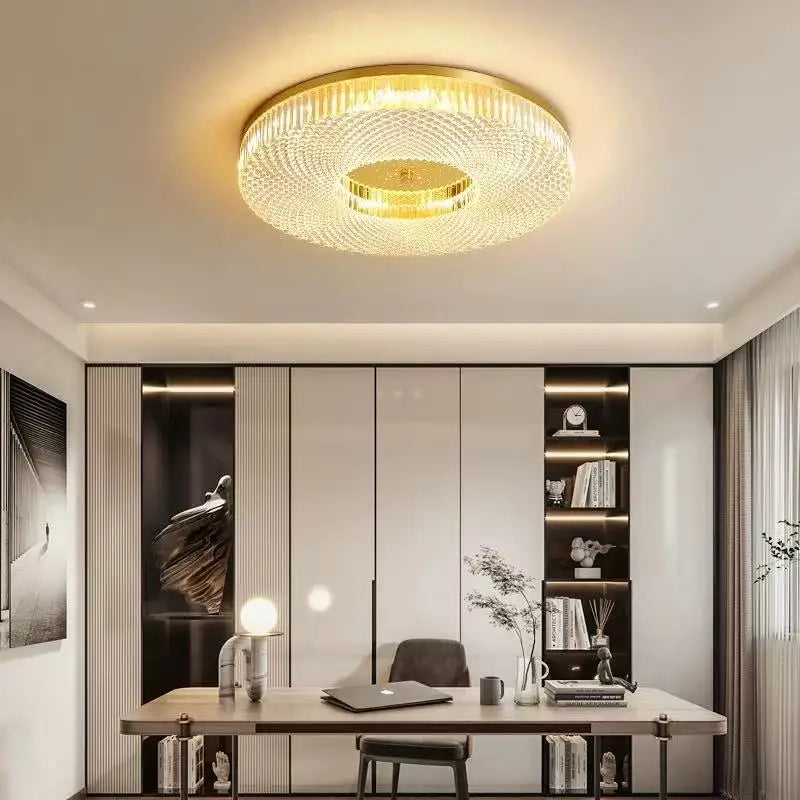 “Modern villa entrance light fixture with acrylic diffuser”