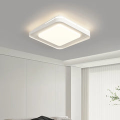 Modern white ceiling light designed for kitchen and study lighting