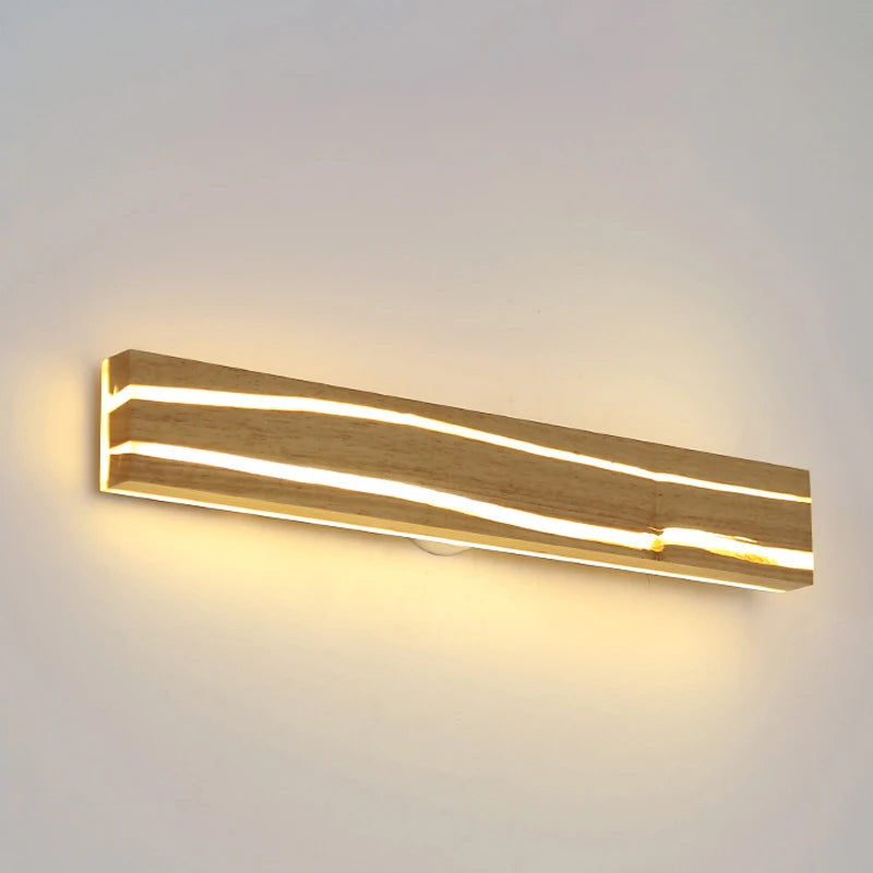 Modern wall light fixture on a neutral background