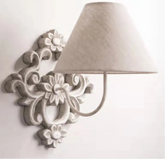 “Retro bedside wooden wall sconce for bedroom lighting”