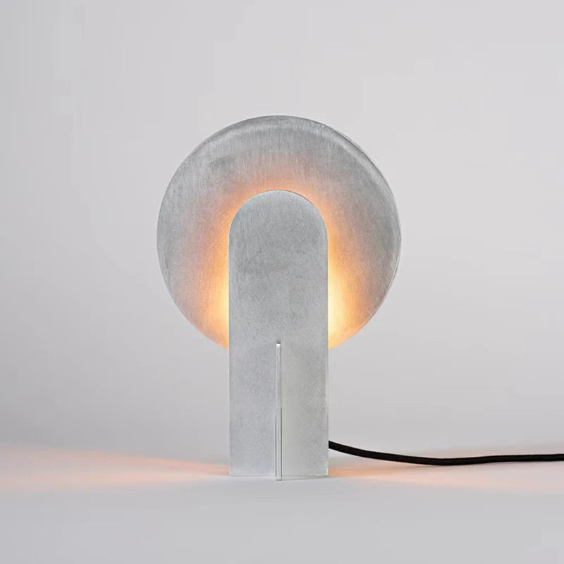 “Modern bedside lamp in aluminum alloy for creative bedrooms”