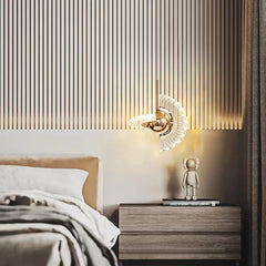 Modern UFO droplight with plated finish for small room hanging light placement