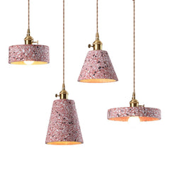 “Nordic terrazzo LED kitchen or cafe pendant, 3-year warranty”