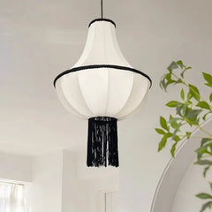 “Easy-install Japanese pendant lamp, tranquil reading or dining space, LED included”