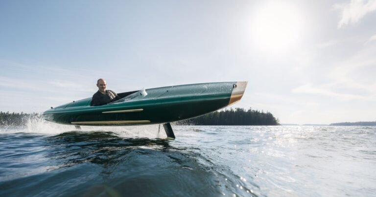 Singletrack Pegasus Soars Over The Waves With Vintage Race Car