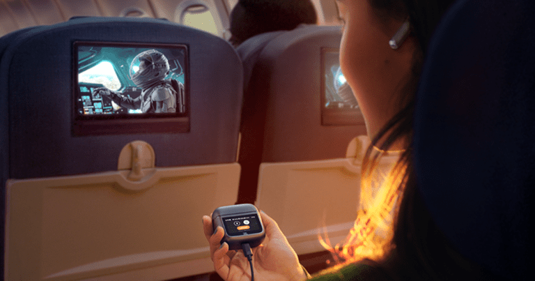 Wireless Earphones Compatible With In Flight Entertainment