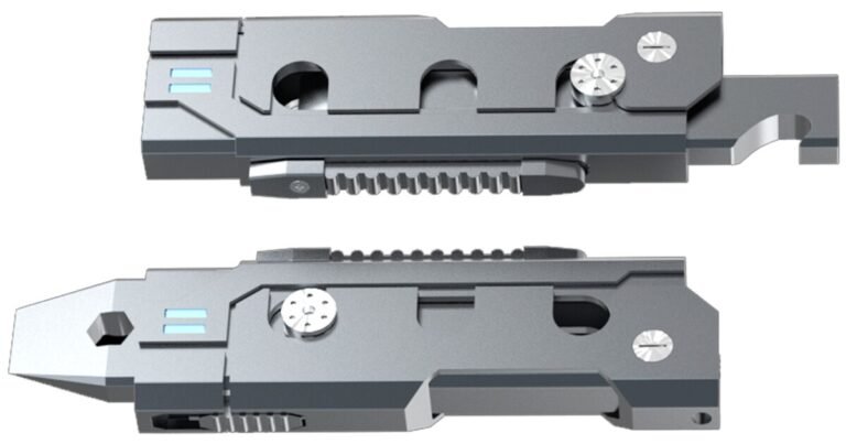 A Slide Out Multi Tool With Two Heads And Seven Functions.