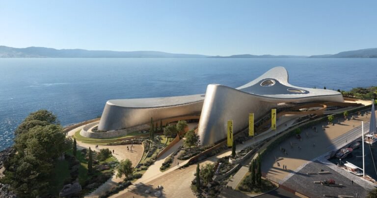 Future Aluminum Cultural Centres Are Shaped By The Wind