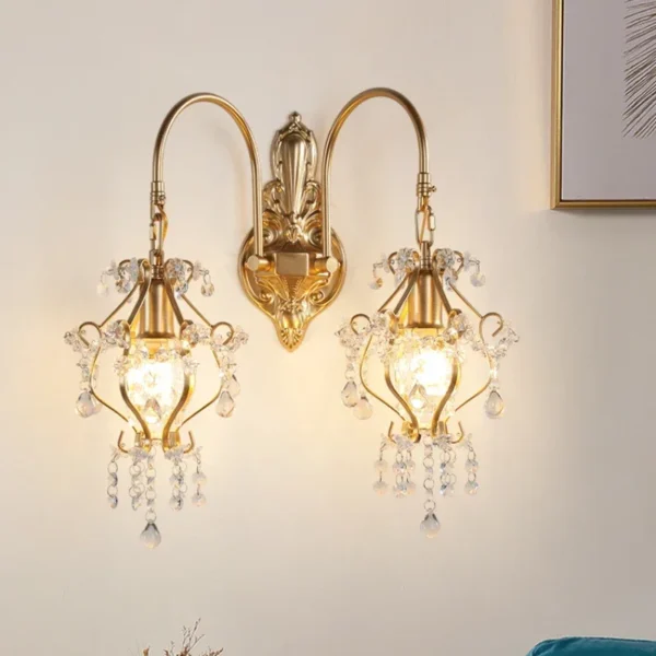 Crystal Dual Wall Light 1