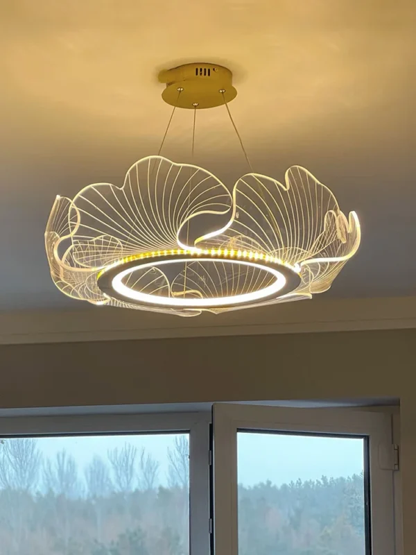 Acrylic Flower Hanging Chandelier 1