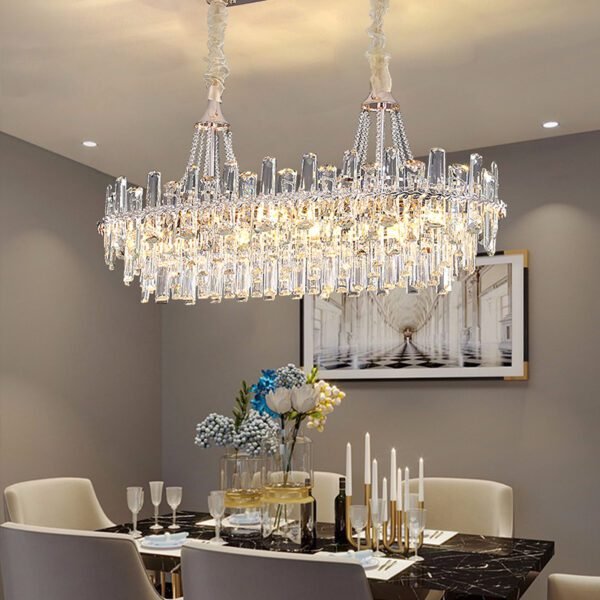 Long Oval Chandeliers Hanging Chandelier 1