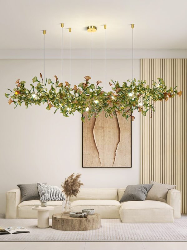 Decorative Leaves Hanging G9 Chandelier 1