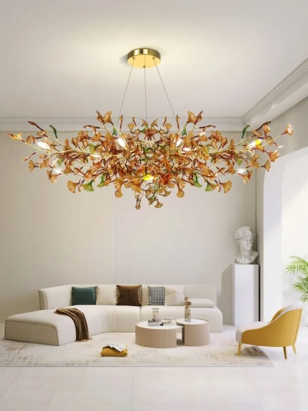 Magnificent Leaf Hanging Chandelier 1