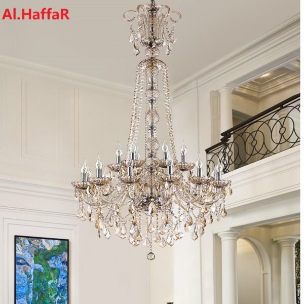 Gold/Silver K9 Crystal Chandelier 1