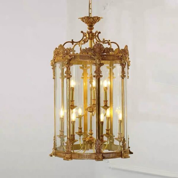 French Copper Hanging Lamp 1