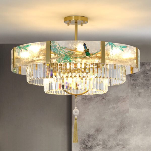 Water Coloured Circular Light 1