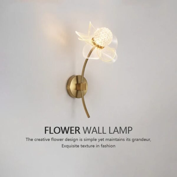 Electroplated Flower Shaped Light 1