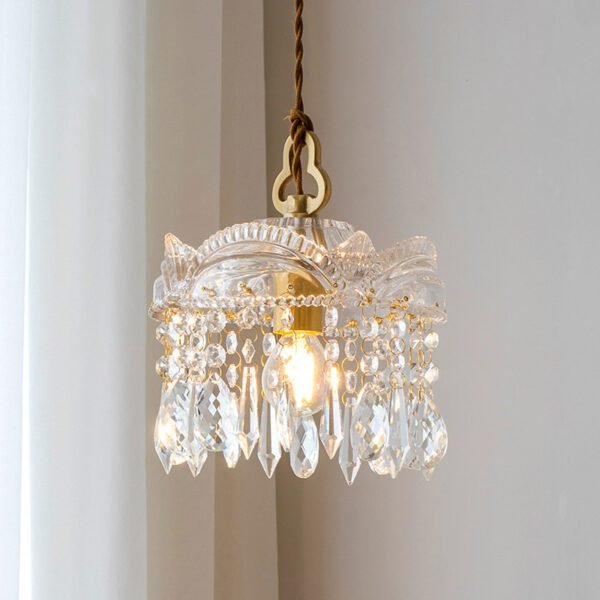 Sparkling Star Retro Crystal Pendant Lamp 1