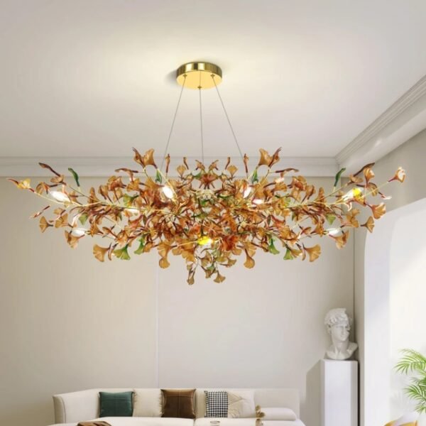 Leaf Branch Hanging Chandelier 1