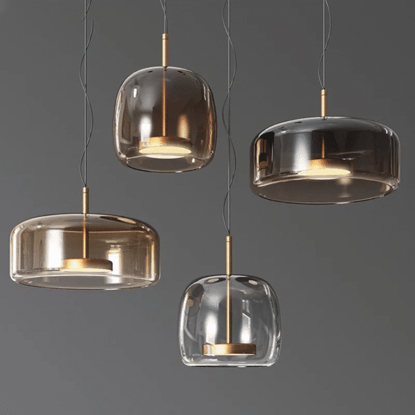 Glass Pendant Led Fixture 1
