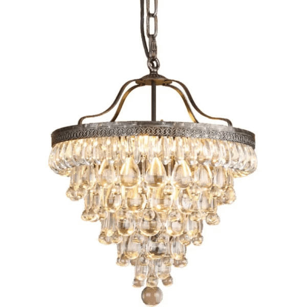 Crystal Chandelier Iron Pendant Light 1