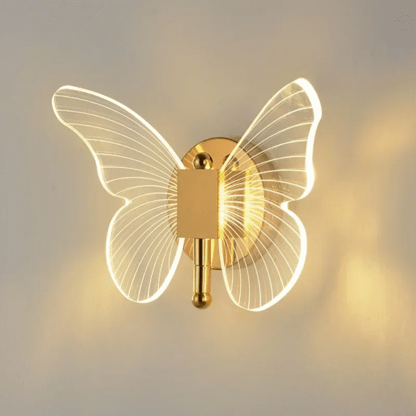 Golden Butterfly LED Wall Lamp 1