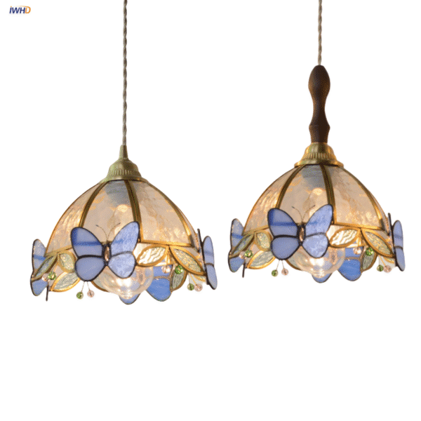 Butterfly Glass LED Pendant Lights 1