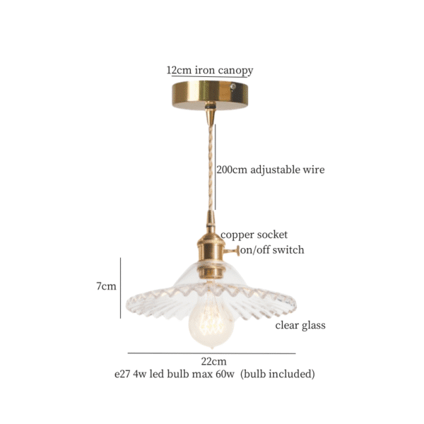 Flower Pendant Lamp - Clear[365016] 1